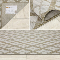 Homeart Outdoor Rugs Easy Cleaning Area Rugs For Balcony,garden,picnic,uv Weather Resistant  Beige Cream, 180 X 270 Cm - thumbnail 5