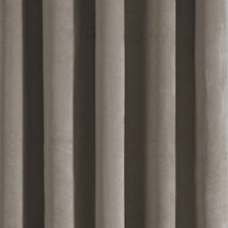 Laurence Llewelyn-Bowen Montrose Velvet Blackout-Coated Pair Of Natural Eyelet Curtains - thumbnail 3