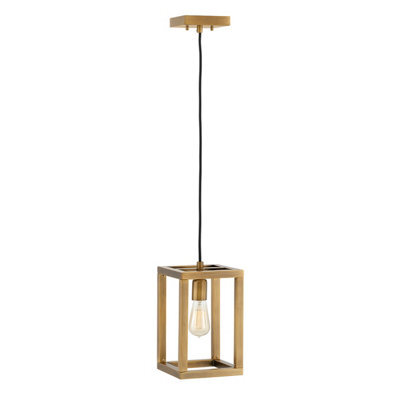 Luminosa Lighting Elstead Hinkley Fredrick Ramond Ensemble 1 Light Pendant Brushed Bronze - image 1
