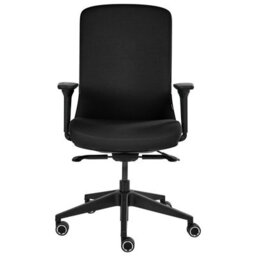Beliani Office Chair Kamilon Fabric Black - thumbnail 4