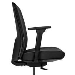 Beliani Office Chair Kamilon Fabric Black - thumbnail 6