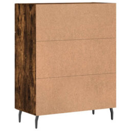 Berkfield Sideboard Smoked Oak 69.5X34X90 Cm Engineered Wood - thumbnail 8