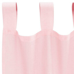 Berkfield Voile Curtains With Loops 2 Pcs Light Pink 140X140 Cm - thumbnail 5