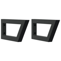 Berkfield Basin Shelf Wall Mounted Steel And Solid Wood Acacia - thumbnail 7