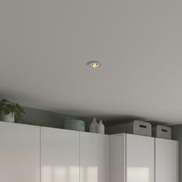 GoodHome Gamow Matt Pewter Effect Fixed Led Fire-Rated Warm & Neutral Downlight 5W Ip65 - thumbnail 2