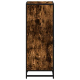 Berkfield Bathroom Cabinet Smoked Oak 35X37.5X100 Cm Engineered Wood - thumbnail 7