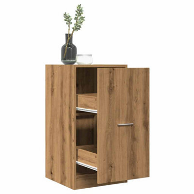 Walplus Apothecary Cabinet Artisian Oak 40X41X77.5 Cm Engineered Wood - image 1