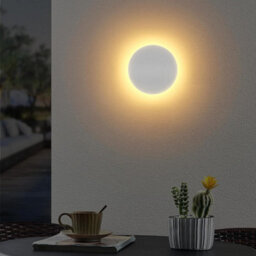 Modern 10W Round Led Wall Light Indoor & Outdoor Use - thumbnail 6