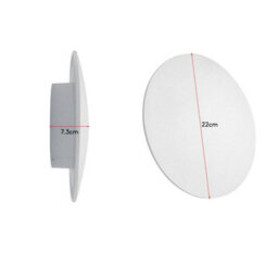 Modern 10W Round Led Wall Light Indoor & Outdoor Use - thumbnail 2