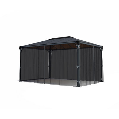 Canopia By Palram Grey Gazebo Netting (L)2.17M (W)4.36M For Martinique 4300 - image 1