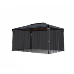Canopia By Palram Grey Gazebo Netting (L)2.17M (W)4.36M For Martinique 4300 - thumbnail 1