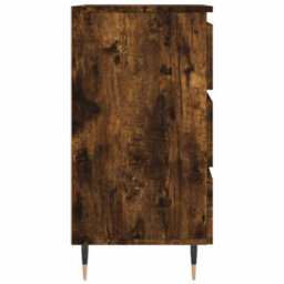 Berkfield Bedside Cabinets 2 Pcs Smoked Oak 40X35X69 Cm Engineered Wood - thumbnail 7