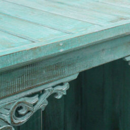 Albasia Turquoise Bathroom Cabinet 120Cm Tall Storage Drawer - thumbnail 3