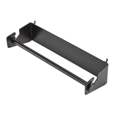 Draper Bunker Steel Paper Towel Roll Holder For Pegboard Storage, Matt Black Finish - image 1