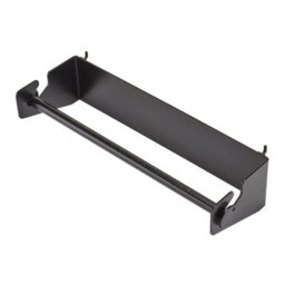 Draper Bunker Steel Paper Towel Roll Holder For Pegboard Storage, Matt Black Finish