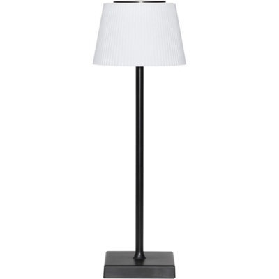 Loops Black Rgb Rechargeable Table Lamp - Multi-Colour Bedside Light Wireless Dimmable - image 1