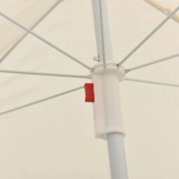 Walplus Garden Parasol With Steel Pole Sand 180 Cm - thumbnail 4