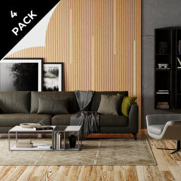 Acoustic Wall Panel Led Strip Lights - Cool Tone 4 Pack 2.4M