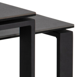 Furniture To Go Katrine Ceramic Coffee Table Set In Black - thumbnail 8