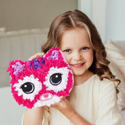Deao Toys Diy Animal Decompression Pillow, Plush Craft Pillow, No Sewing, Make Your Own Animal Owl Pillow, Kids Creative Learning Activities - thumbnail 6