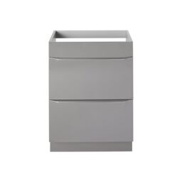 GoodHome Imandra Gloss Anthracite Wall-Mounted Vanity Unit & Basin Set (W)604mm (H)944mm - thumbnail 2