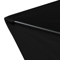 VRUC Outdoor Patio Garden Parasol Sun Shade Umbrella With Crank Handle & Tilt 2.5M Black - thumbnail 7