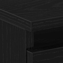 Walplus Bedside Cabinet Black Oak 40 X 35 X 69 Cm Engineered Wood - thumbnail 9