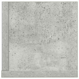 Berkfield Wall Shelves 2 Pcs Concrete Grey 100X16.5X16.5 Cm Engineered Wood - thumbnail 6