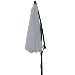 Sundaze Grey 3M Garden Banana Parasol Cantilever Umbrella With Adjustable Crank Patio Sun Shade - thumbnail 6