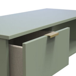 Fuji 1 Drawer Coffee Table In Reed Green (Ready Assembled) - thumbnail 5