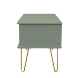 Fuji 1 Drawer Coffee Table In Reed Green (Ready Assembled) - thumbnail 2