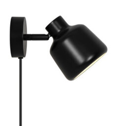 Nordlux Louella Indoor Wall Light Black Metal Sensor E14 White Inner - Plug In Or Mains Powered , Ip20 - thumbnail 3
