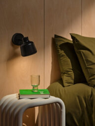 Nordlux Louella Indoor Wall Light Black Metal Sensor E14 White Inner - Plug In Or Mains Powered , Ip20 - thumbnail 6