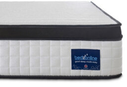 Bedz Online Bedzonline, Black, Hybrid Memory Foam Pocket Spring Mattress, Zoned Support, 3Ft Single (90X190 Cm) - thumbnail 2