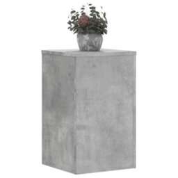 Walplus Plant Stands 2 Pcs Concrete Grey 30X30X50 Cm Engineered Wood - thumbnail 3