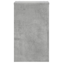 Walplus Plant Stands 2 Pcs Concrete Grey 30X30X50 Cm Engineered Wood - thumbnail 5