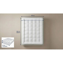Hotel Quality Mattress Topper 10Cm Deep Thick Microfiber Single Double King Size Super King - thumbnail 2