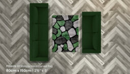 3D Shaggy Rug And Soft, Thick, Non-Shed Luxury Floor Carpet - thumbnail 2