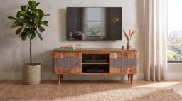 Alicia Acacia Wood Tv Unit Upto 60 Inch - thumbnail 6