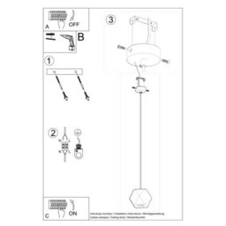 Sollux Lighting Woody Wood Natural 1 Light Classic Pendant Ceiling Light - thumbnail 5