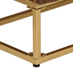 Berkfield Chest Of Drawers 55X30X76 Cm Solid Wood Mango And Iron - thumbnail 8