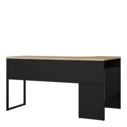 Furniture To Go Function Plus Corner Desk With 2 Drawers In Black And Oak  (W) 145.1 X (H) 76.8 X (D) 81Cm - thumbnail 5