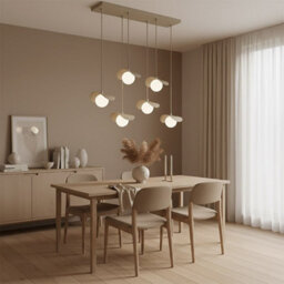 Emibig Lighting Emibig Ritual Pendant Lamp 6 X G9 Beige - thumbnail 9