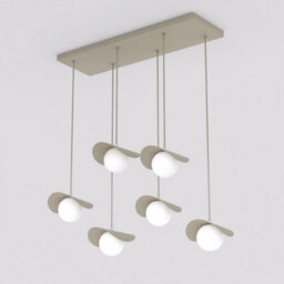 Emibig Lighting Emibig Ritual Pendant Lamp 6 X G9 Beige - thumbnail 2