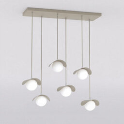 Emibig Lighting Emibig Ritual Pendant Lamp 6 X G9 Beige - thumbnail 1