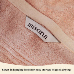 Misona Ultra Soft Bamboo Bath Towel - Blush - thumbnail 4