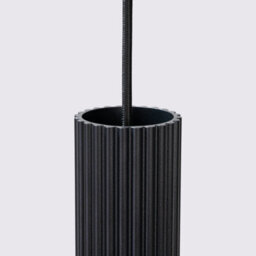 Sollux Lighting Karbon Aluminum Black 1 Lights Minimalist Pendant Ceiling Light - thumbnail 8