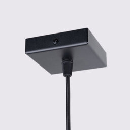 Sollux Lighting Karbon Aluminum Black 1 Lights Minimalist Pendant Ceiling Light - thumbnail 7