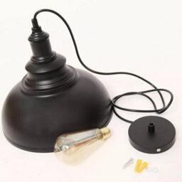 Ledsone Industrial Black Pendant Light 95Cm Height Adjustable With E27 Holder 2 Pack For Living Room Dining Room Kitchen - thumbnail 6