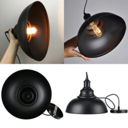 Ledsone Industrial Black Pendant Light 95Cm Height Adjustable With E27 Holder 2 Pack For Living Room Dining Room Kitchen - thumbnail 4